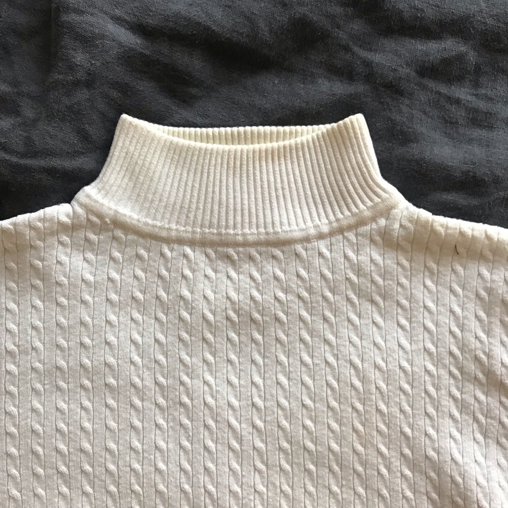 90s vintage turtle neck knit top - Picture 5 of 9